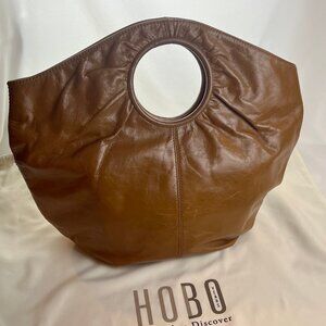 HOBO Giorgia 30th Anniversary Limited Edition Truffle Polished Leather Clutch